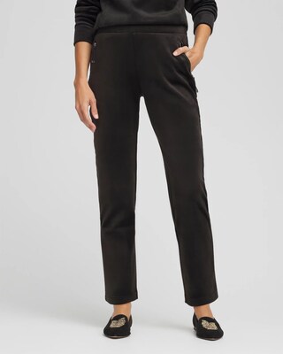 Zenergy® Velour Tapered Ankle Pants | Chico's